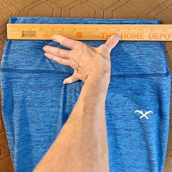 HVIII Brand Blue Leggings Rest When You're Dead Athletic Pants Size Medium - Picture 5 of 9